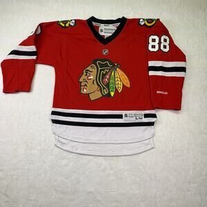Chicago Blackhawks NHL Hockey Reebok Patrick Kane #88 Jersey Red Youth S/M